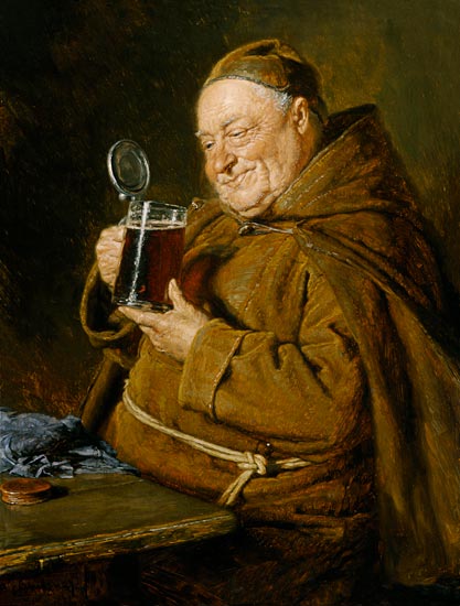 monk w beer